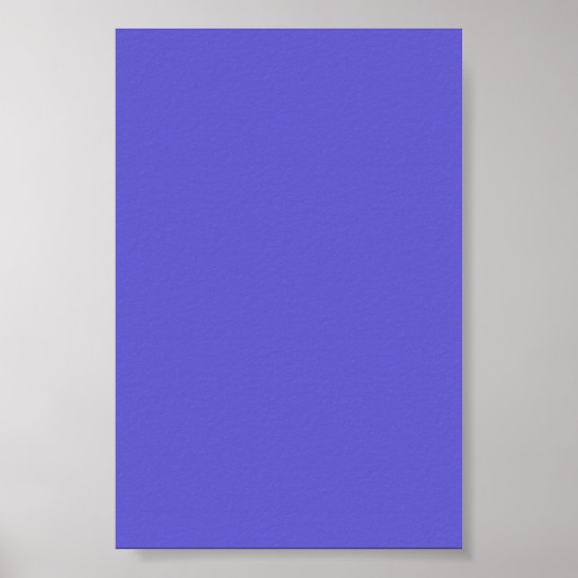 Blumenblauer Hintergrund auf einem Poster (Vorne)