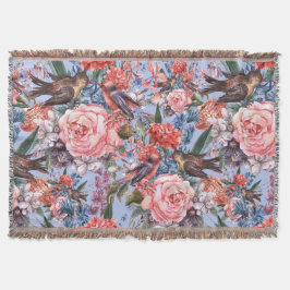 Blumenblauer Hintergrund Rose Hyacinth Wilde Blume Decke