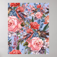Blumenblauer Hintergrund Rose Hyacinth Wilde Blume