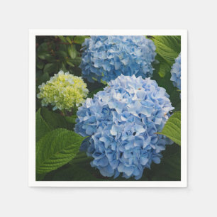 Blumenblauer Hydrangea-Foto Serviette