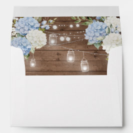 Blumenblauer Hydrangea String Lights Hochzeit