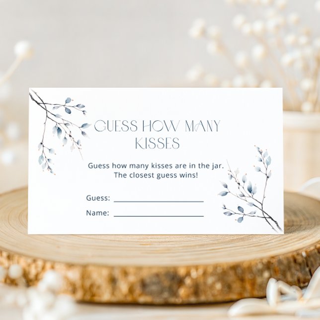 Blumenblauer Winter Botanische Einschätzung wie vi Begleitkarte (Von Creator hochgeladen)