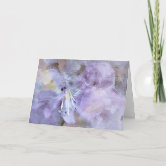 Blumenblende Karte