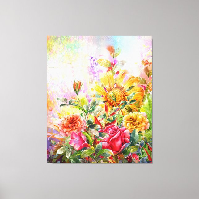 Blumenblossom Bloom Wall Art Leinwanddruck (Vorderseite)