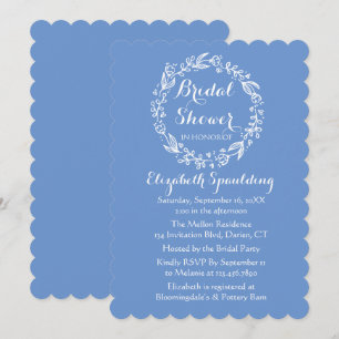 Blumenblume Brautparty Blumenblume Blume Wreath Einladung