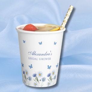 Blumenblume Brautparty Pappbecher