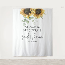 Blumenblume Eukalyptus Brautparty Hintergrund Wandteppich