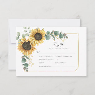 Blumenblume Wasserfarbenhochzeit RSVP Karte