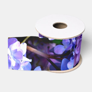 Blumenblumen, Blütenblüten, Hydrangeas Ripsband