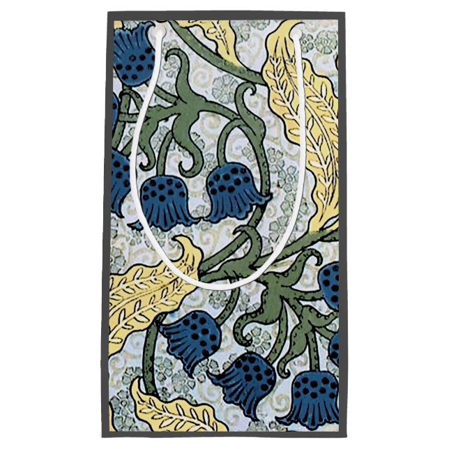 Blumenblumen Lily Valley Wiederholung Kleine Geschenktüte (Vorderseite)