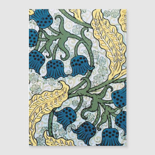 Blumenblumen Lily Valley Wiederholung Magnetkarte