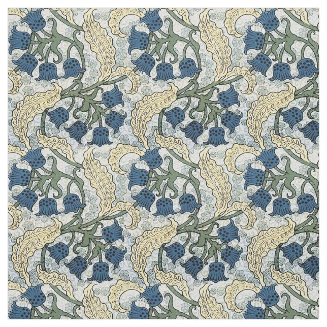 Blumenblumen Lily Valley Wiederholung Stoff (Muster)