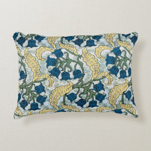 Blumenblumen Lily Valley Wiederholung Zierkissen