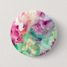 Blumenblumenwatercolor-hübsche Mama-Geschenke Button