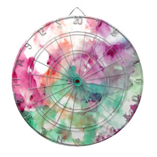 Blumenblumenwatercolor-hübsche Mama-Geschenke Dartscheibe
