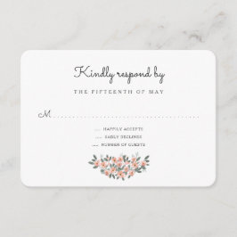 Blumenblush Wedding Suite Response-UAWG RSVP Karte