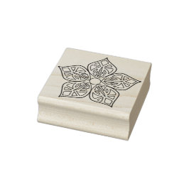 Blumenblut-Briefmarke Gummistempel