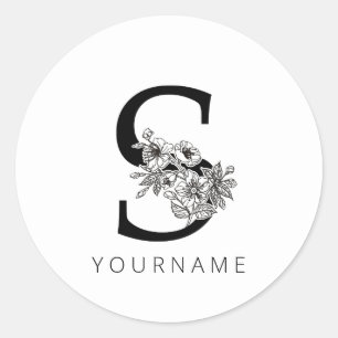 Blumenblüten Runder Aufkleber