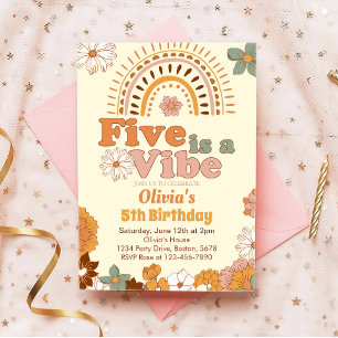 Blumenbogen 5. Geburtstag Einladung