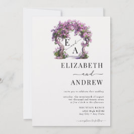 Blumenbogen | Baumhochzeit Einladung