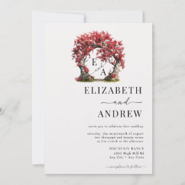 Blumenbogen | Baumhochzeit Einladung