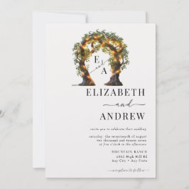 Blumenbogen | Baumhochzeit Einladung