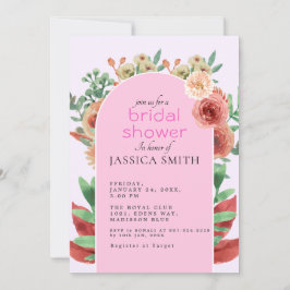 Blumenbogen hell elegante Vorlage Braut laden