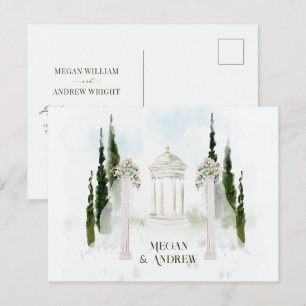 Blumenbogen Postkarte