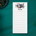 Blumenbotanische Liste Magnetischer Notizblock<br><div class="desc">Dieses elegante,  blumengeschmückte Notizblock ist einfach,  aber auffällig. Der Blumenstrauß ist in hellblauen,  cremefarbenen und grünen Farben gehalten. Entworfen mit Liebe und Sorgfalt. Wenn Sie andere Optionen sehen möchten oder eine Designanfrage stellen möchten,  besuchen Sie Stardust Stationery und senden Sie mir eine Nachricht.</div>