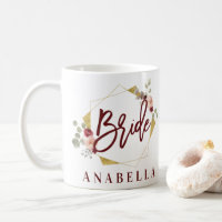 Blumenbraut bachelorette Brautparty-Tasse