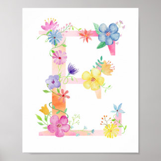 Blumenbrief E Poster