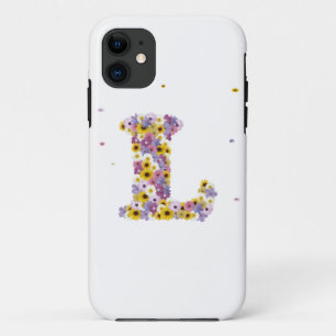 Blumenbrief L iPhone 11 Hülle