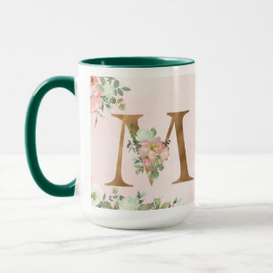 Blumenbrief "M"-Tasse Tasse