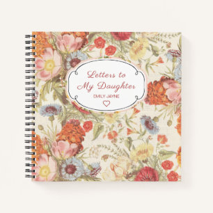 Blumenbriefe an meine Tochter Andenken Journal Notizbuch