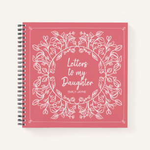 Blumenbriefe an meine Tochter Erinnerungsjournal Notizbuch