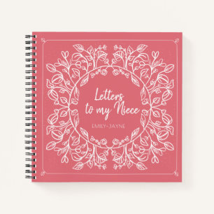 Blumenbriefe an My Niece Keepake Journal Notizbuch