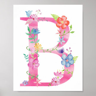 Blumenbriefe B Poster