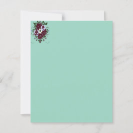 Blumenbriefpapier – Veilchenbouquet
