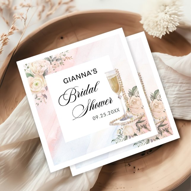 Blumenbrunch und Brautparty Serviette (Von Creator hochgeladen)
