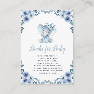 Blumenbücher für Babykarten Begleitkarte