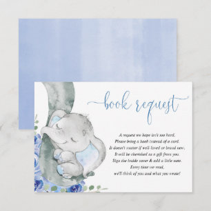 Blumenbücher für Elefanten Begleitkarte