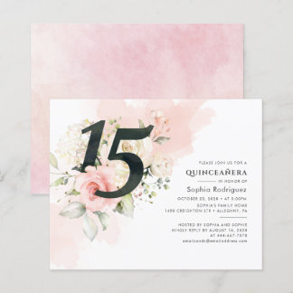 Blumenbudget 15. Geburtstag Quinceanera Party