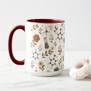 Blumenchemie-Ästhetik-Kaffeetasse Tasse