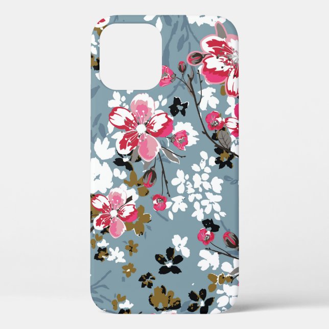 Blumenchic: Kleine Blossom-Hintergründe Case-Mate iPhone Hülle (Rückseite)