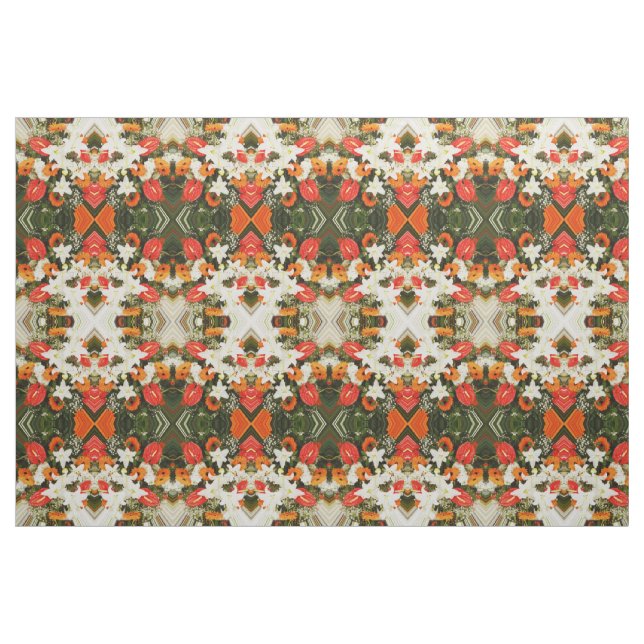 Blumenchic Stoff (Fat Quarter (45,7 x 55,9 cm))