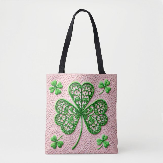 Blumencoquette Kleeblatt St Patrick's Day (Vorderseite)
