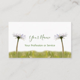 BlumenDaisy Blume auf grün und weiß! Visitenkarte