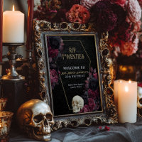BlumenDamast RIP Zwanziger Gotik 30. Geburtstag