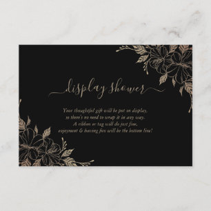 Blumendarstellung Bridal-Polterabend-Umschließung  Begleitkarte