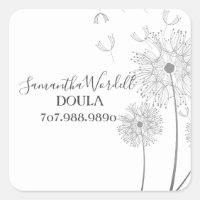 Blumendarstellung Geburtsstunde Doula oder Hebamme
